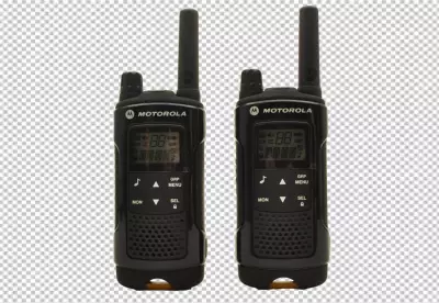 Walkiet alkie isolated on PNG background 