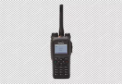 Army Military Walkietalkie realistic on transparent background
