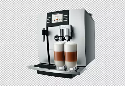 A coffee maker  has the word quot lager quot on it