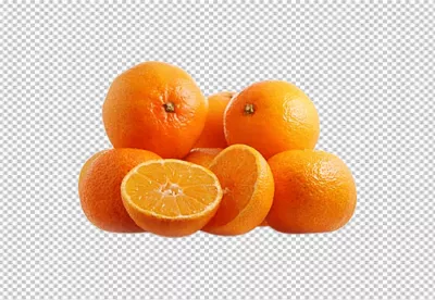 Pile of Fresh Whole and Sliced Oranges Juicy Citrus Fruit Delight image