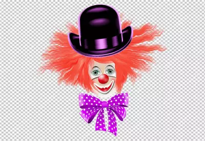 Colorful Clown Juggling Balls PNG