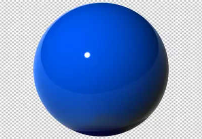 Blur color 3d circle transparent bg