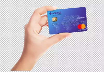 Isometric glass effect credit card PNG
