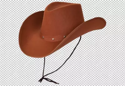 Brown cowboy hat  PNG