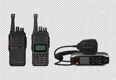 Walkie talkies on transparent BG PNG