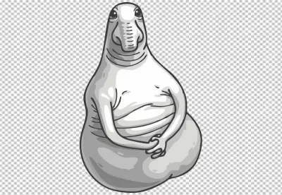 zhdun Wosh Creature Humorous Illustration