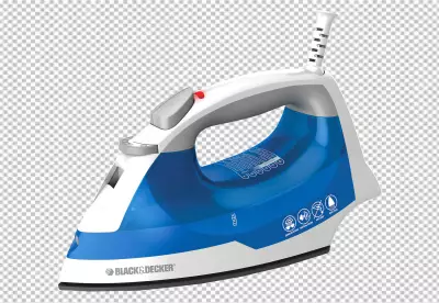 Iron on transparent background