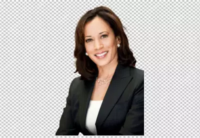 Kamala Harris looking on camara