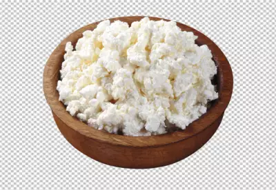 Front view delicious cottage cheese with fresh 