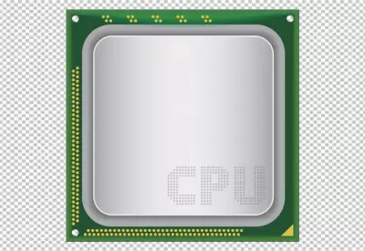 CPU Frame isolated transparent background