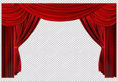 Flat theater curtain collection