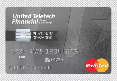 Black color credit card transparent BG