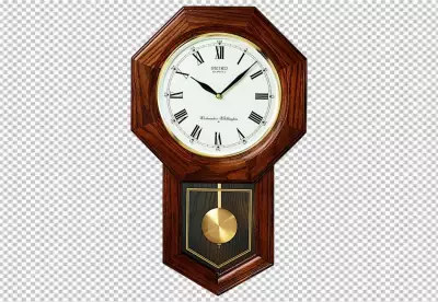 Top view wall clock still life png