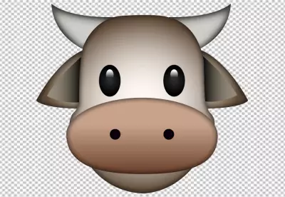 cow head image png