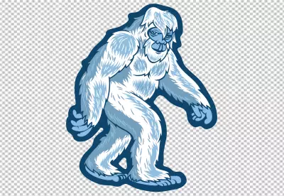 Yeti looking