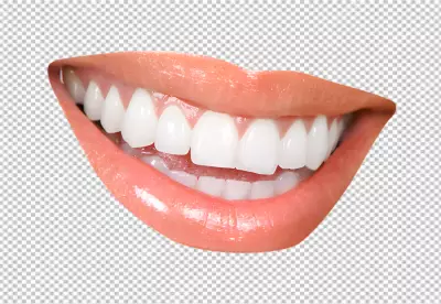 lips are full and pink, and she is wearing a light pink lipstick