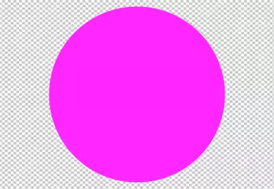 Pink color circle transparent background 