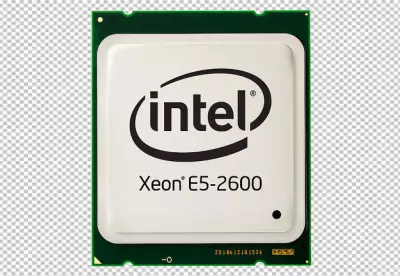 Modern cpu collection with flat design