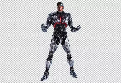 Half rhino half-robot creature PNG