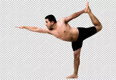 Elegantly illustrates the woman's intense focus and dynamic power