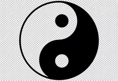 Classic Yin Yang Symbol Balance Harmony 2593