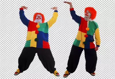 Colorful Clown  Character