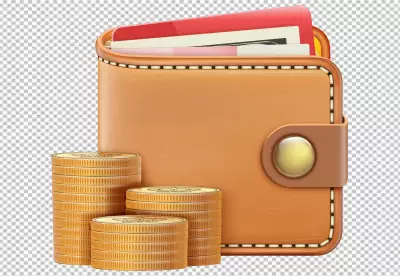 Leather Wallet with Gold Coins Representing Savings and Financial Growth image