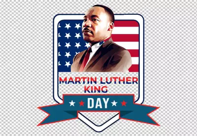 Martin Luther King Day logo PNG Images