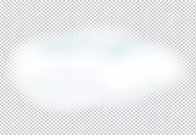 Translucent blue cloudy sky with realistic fluffy clouds