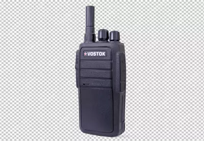 Radio communication device on white background Handheld walkie talkie for outdoor PNG