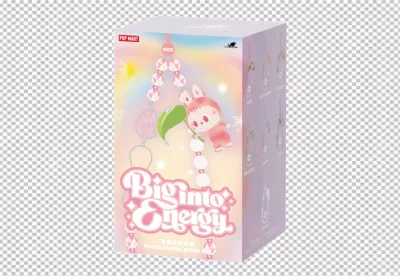 Whimsical Pop Mart Big into Energy Phone Charm Blind Box Collectible Toy image