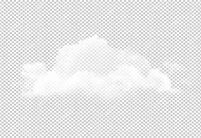 Hand drawn clouds collection transparent BG