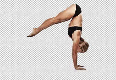 Perfectly captures the woman’s focused strength and poise