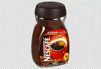 PNG nescafe coffee jar