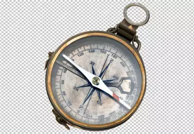 Compass Realistic Isolated PNG BG