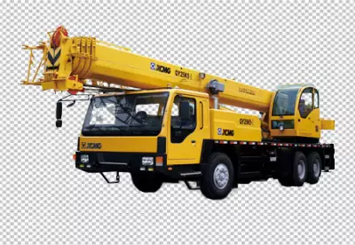 construction vehicles isolated