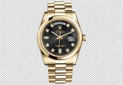 Golden color hand watch