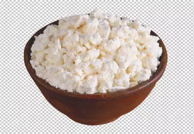  cheese front view full length isolate on transparency