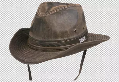 Beautiful Cowboy Hat isolated on  transparent background 