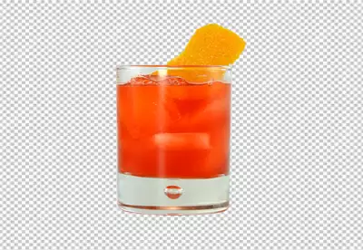 PNG Cocktail with lemon slices