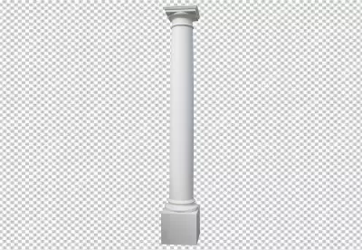 PNG Antique marble pillars set isolated on BG