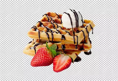 Belgian Waffle Sundae