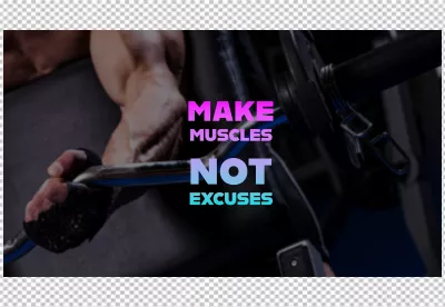 Powerful Fitness Motivation: Man Training with Barbell and Inspiring Quote image