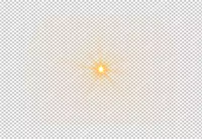 Front Yellow Lens Flare light effects 5