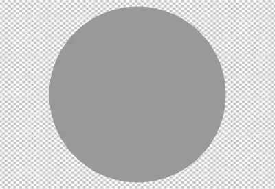 Silver color circle transparent background 