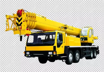 crane that has the word quot excavator quot on it PNG