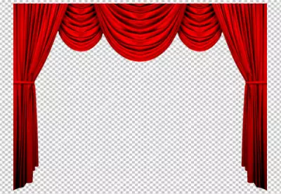 Fantastic set of red curtains with different designs