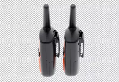 Modern Radio Transmitter Handheld Portable Device Flat Style