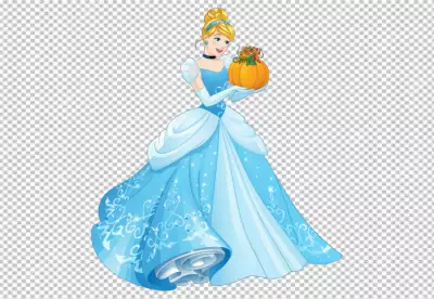 Cinderella hold a jar