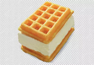 Waffle Ice Cream Sandwich